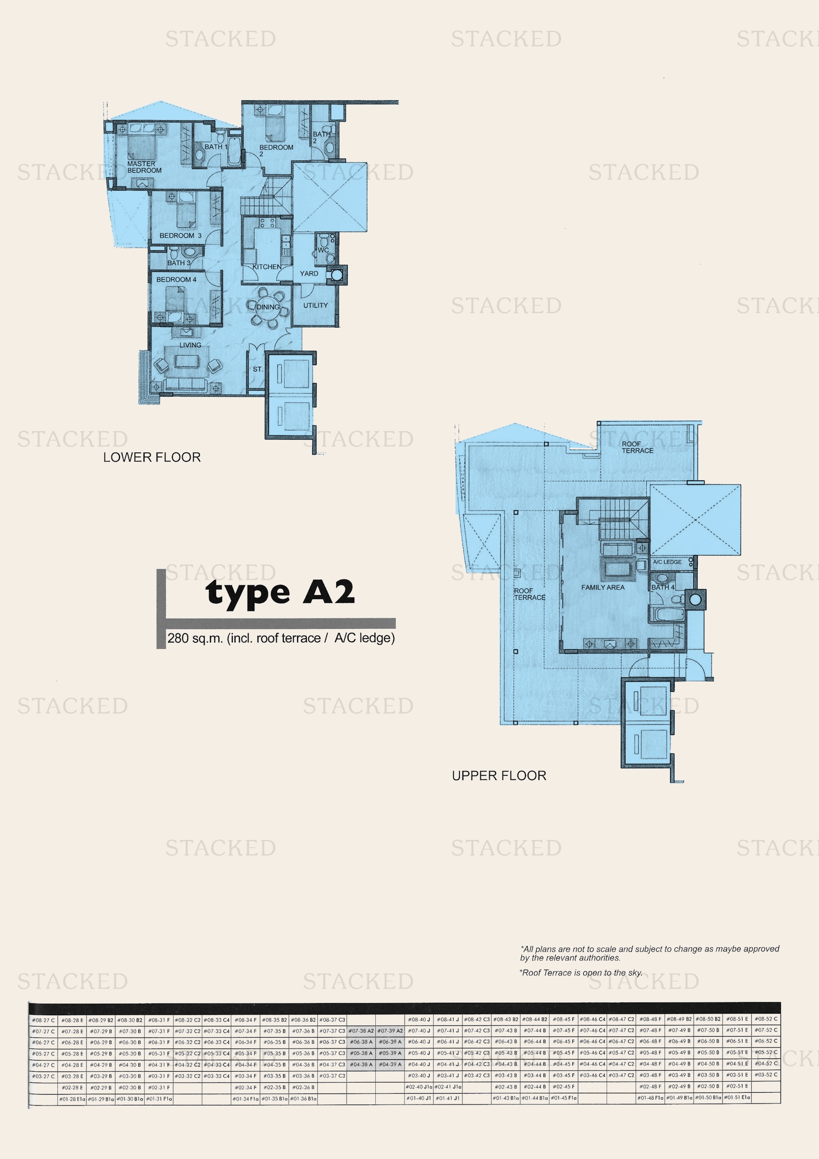 Stacked homes Carissa Park Condominium Singapore Condo Floor Plans